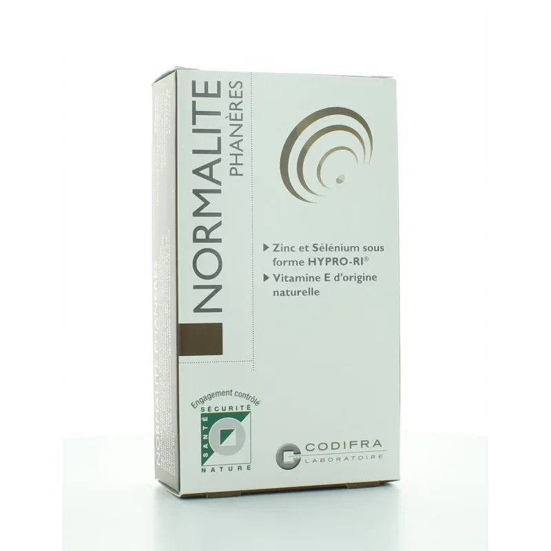 Codifra Normalite Phaneres 60 gélules