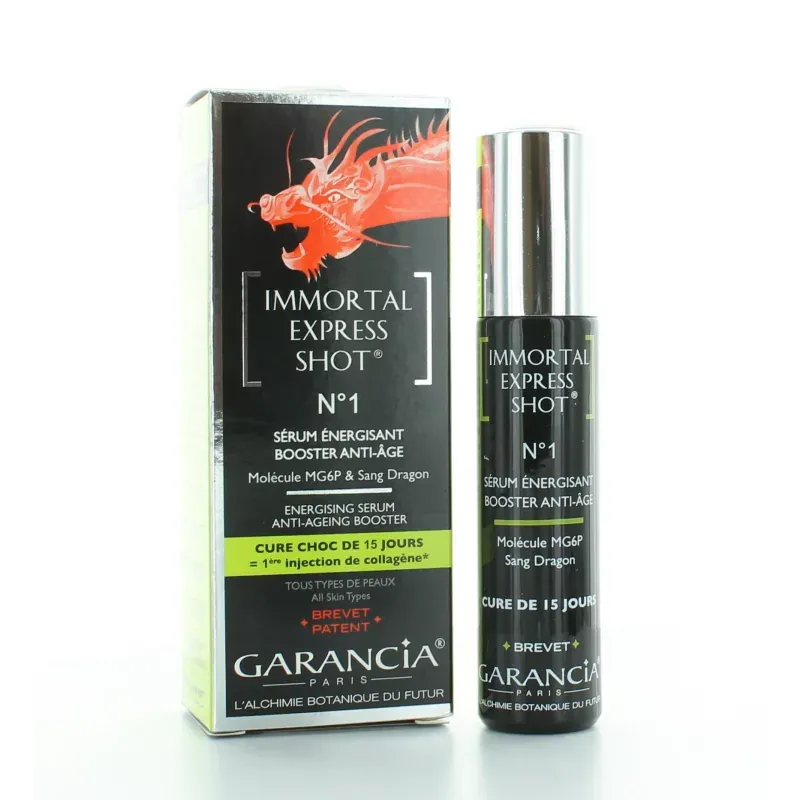 Garancia [Immortal Express Shot] Sérum Énergisant 15ml - Univers Pharmacie