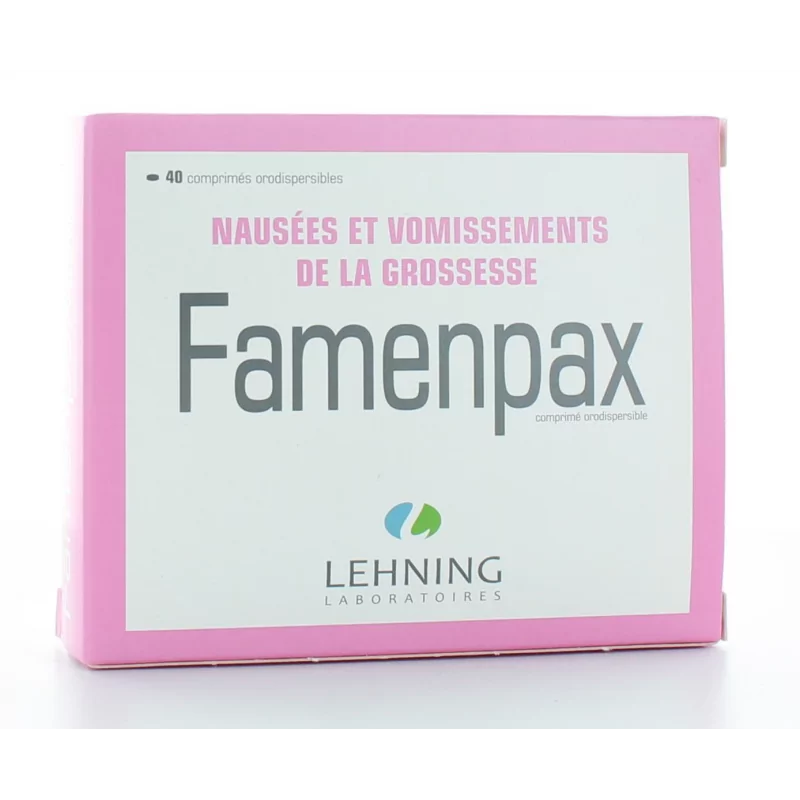 Lehning Famenpax 40 comprimés orodispersibles - Univers Pharmacie