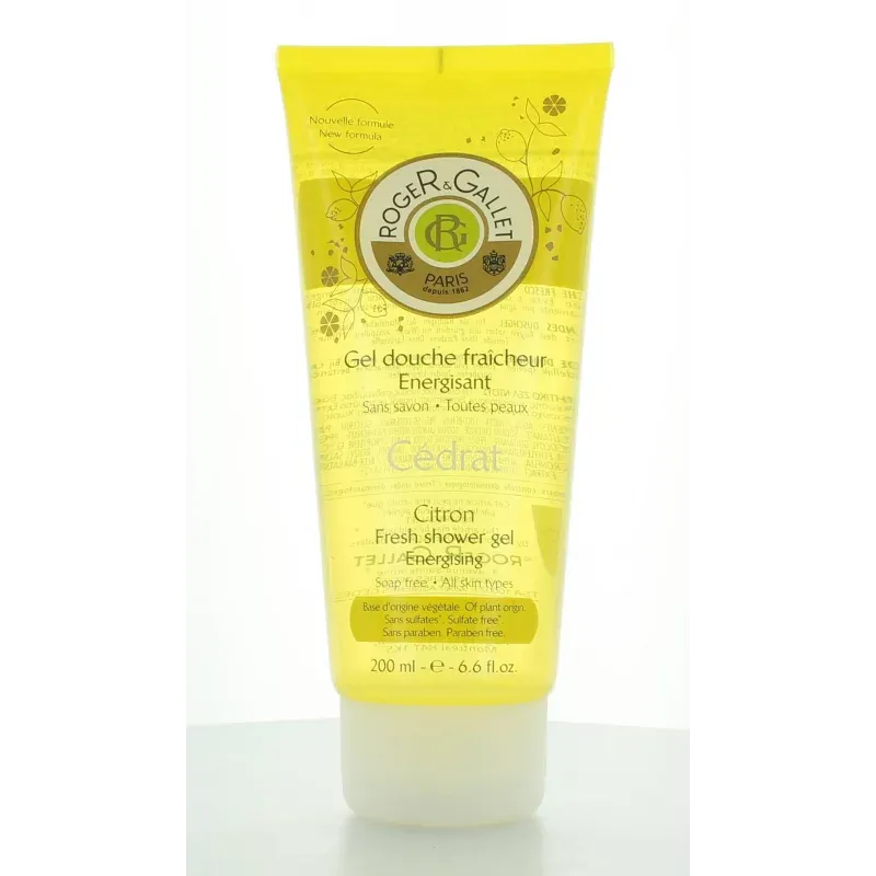 Gel Douche Fraîcheur Cédrat Roger&Gallet 200ml