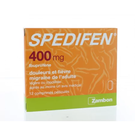 Spedifen 400mg 12 comprimés - Univers Pharmacie