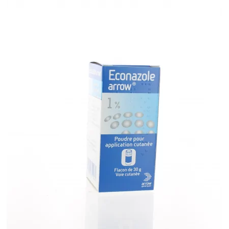 Econazole Arrow 1% poudre 30g - Univers Pharmacie