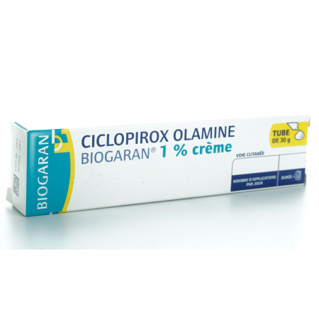 Ciclopirox Olamine 1% Crème Biogaran
