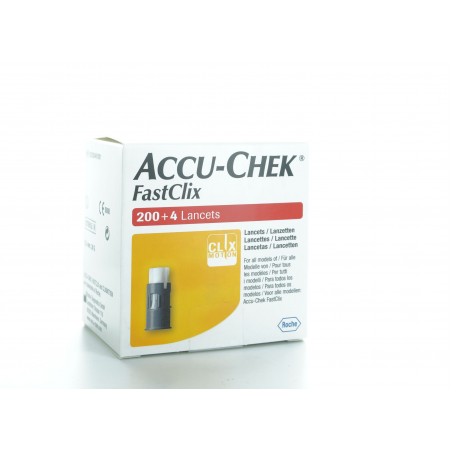 Accu-Chek FastClix - 200 + 4 lancettes