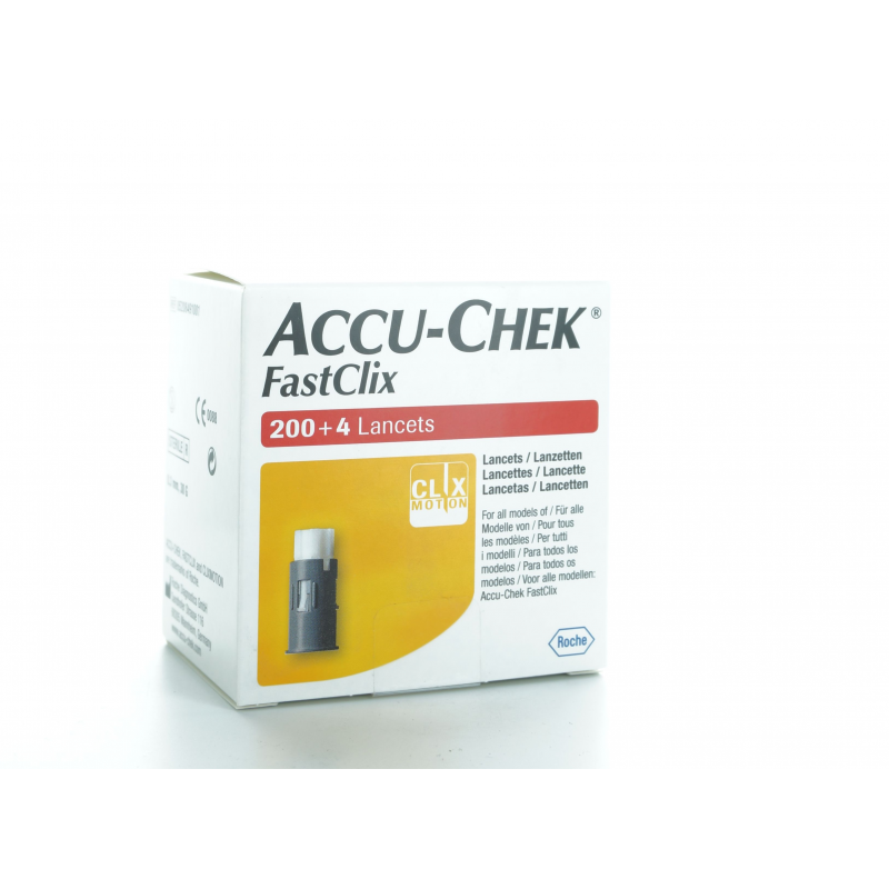 Lancettes AccuChek FastClix, boite de 200+4Univers Pharmacie