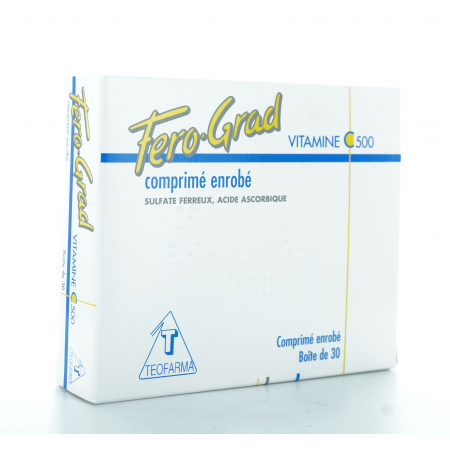 Fero Grad Vitamine C 500 30 comprimés - Univers Pharmacie