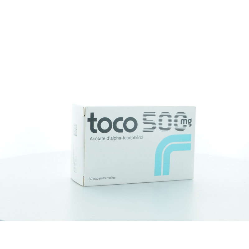 Toco 500 mg 30 capsules