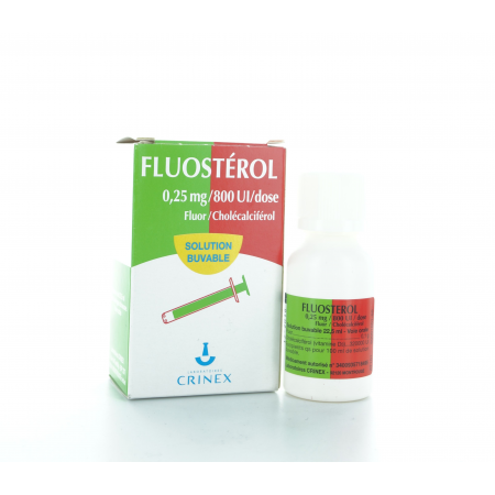 Fluostérol 0,25mg/800UI/dose 22,5ml - Univers Pharmacie