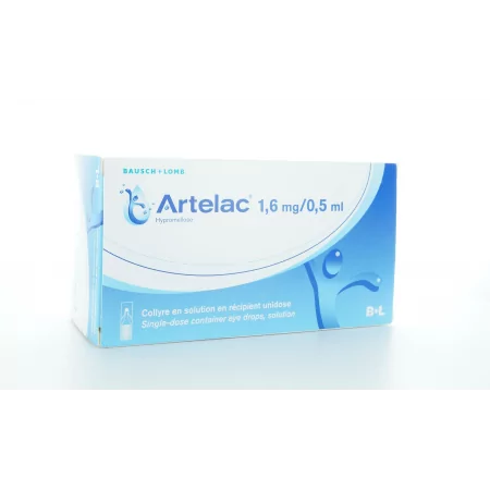 Artelac 1,6mg / 0,5ml Collyre 60 unidoses - Univers Pharmacie