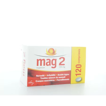 Mag 2 100 mg 120 comprimés