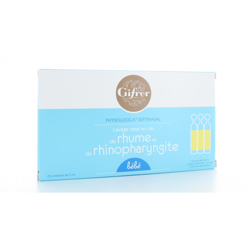 Physologica Septinasal Gifrer Lavage Nasal 20X5ml