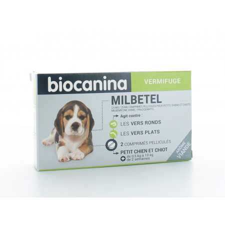Milbetel Biocanina Vermifuge Chiot 2 comprimés