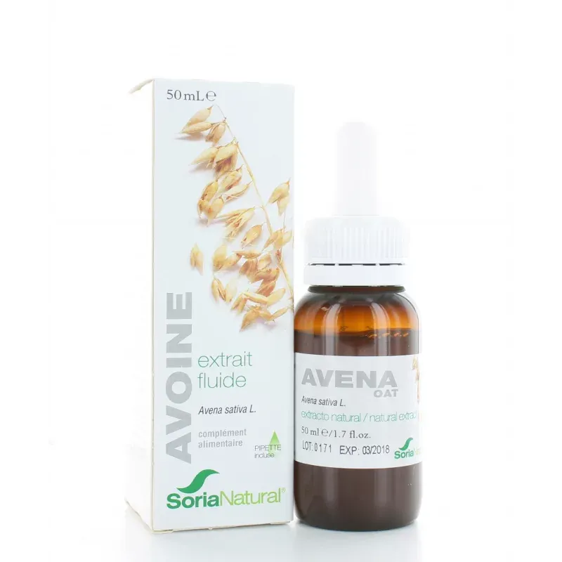 Extrait Fluide d'Avoine Soria Natural 50 ml Extrait Fluide d'Avoine Soria Natural 50 ml