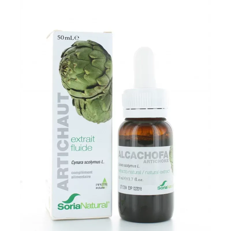 Soria Natural Extrait Fluide d'Artichaut 50ml