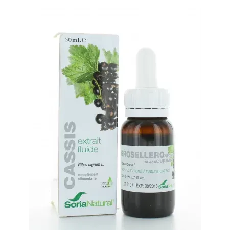 Soria Natural Extrait Fluide de Cassis 50ml - Univers Pharmacie