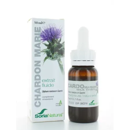 Soria Natural Extrait Fluide de Chardon Marie 50ml - Univers Pharmacie