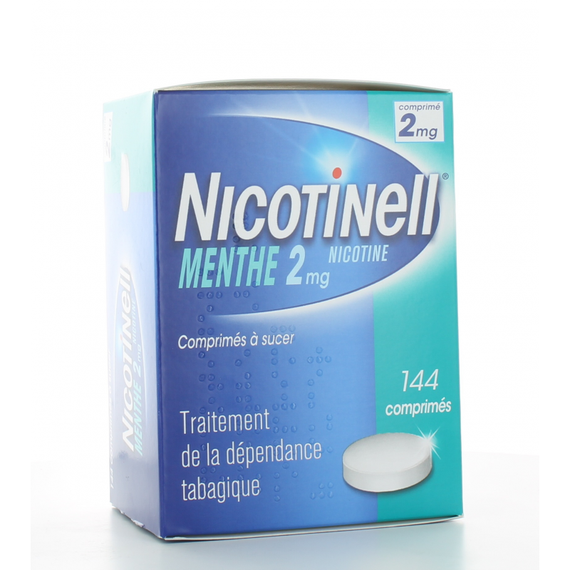 Nicotinell 2mg Menthe 144 comprimés Nicotinell 2mg Menthe 144 comprimés