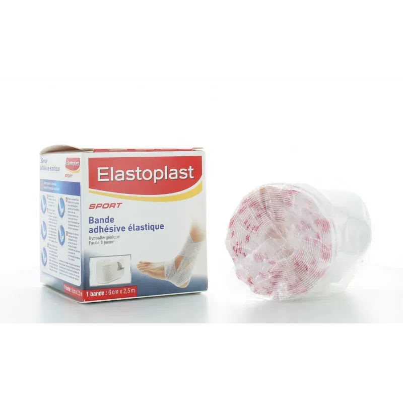 Bande Adhésive Élastique Elastoplast 6 cm X 2,5m Bande Adhésive Élastique Elastoplast 6 cm X 2,5m