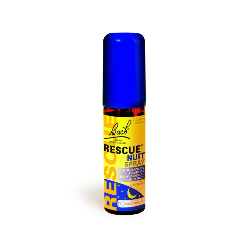 Rescue Nuit Spray Fleurs de Bach 20 ml