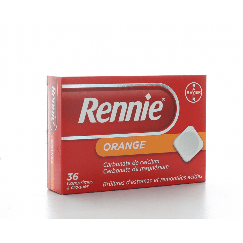 Rennie Orange 36 Comprimes A Croquer Univers Pharmacie