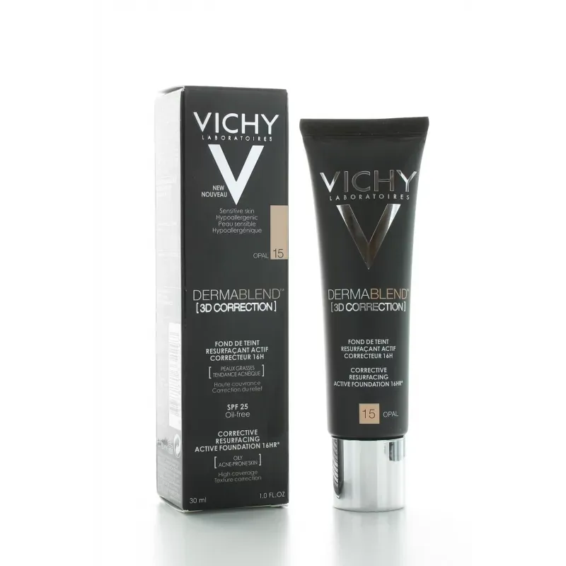 Vichy Dermablend 3D Correction Fond de teint Teinte 15 Opal 30ml