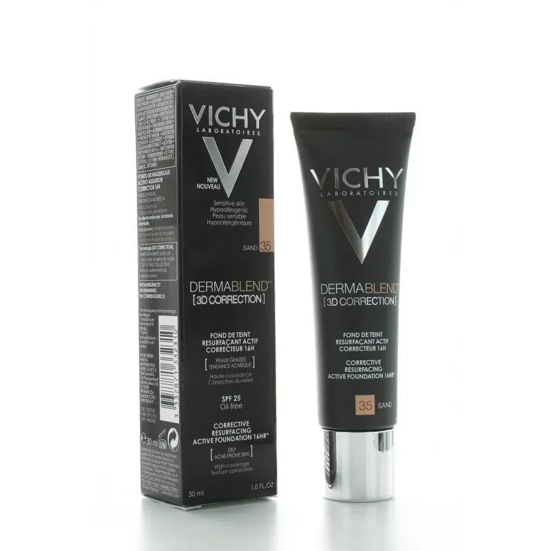 Vichy Dermablend 3D Correction Fond de teint Teinte 35 Sand 30ml