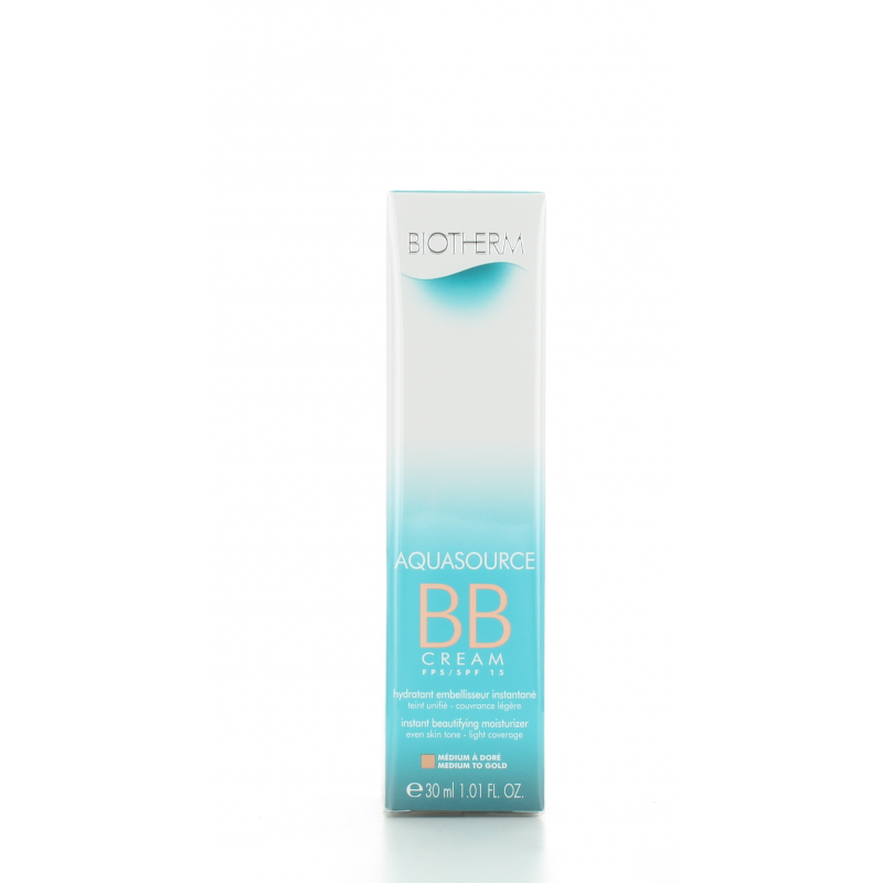 BB Cream Médium à Doré Aquasource Biotherm 30 ml BB Cream Médium à Doré Aquasource Biotherm 30 ml