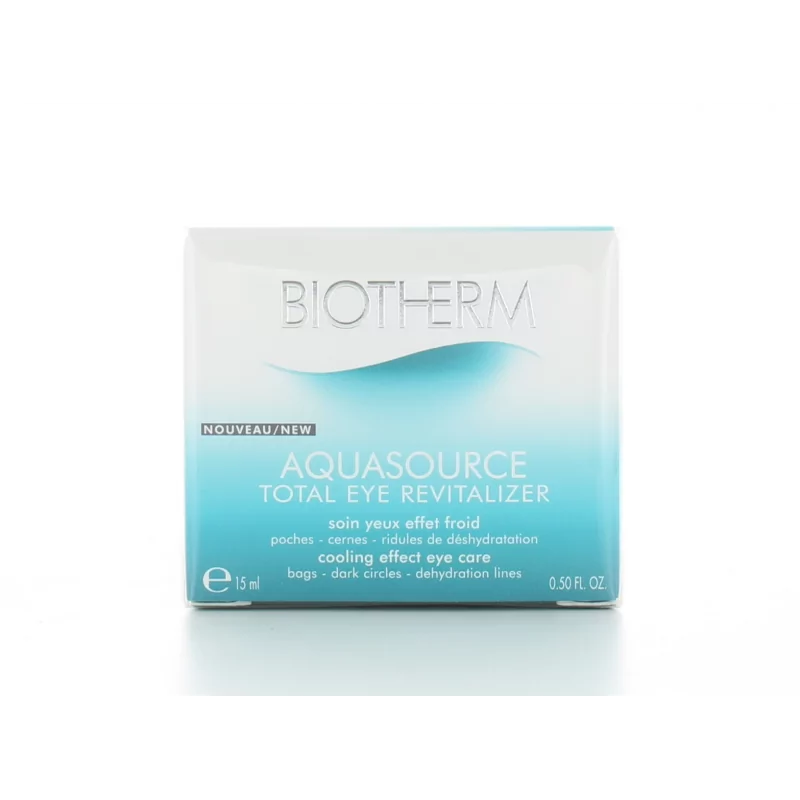 Soin Yeux Total Eye Revitalizer Aquasource Biotherm 15 ml