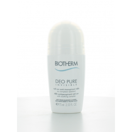 Biotherm Déo Pure Invisible 48H 75ml - Univers Pharmacie
