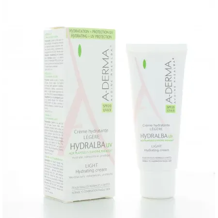 A-Derma Crème Hydratante Légère Hydralba UV 40 ml