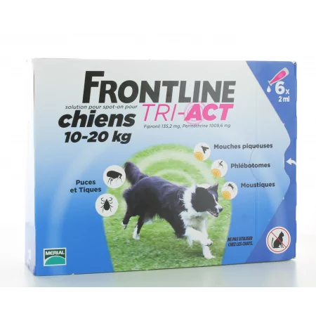 Frontline Tri-Act Chiens 10-20 kg 6x2ml