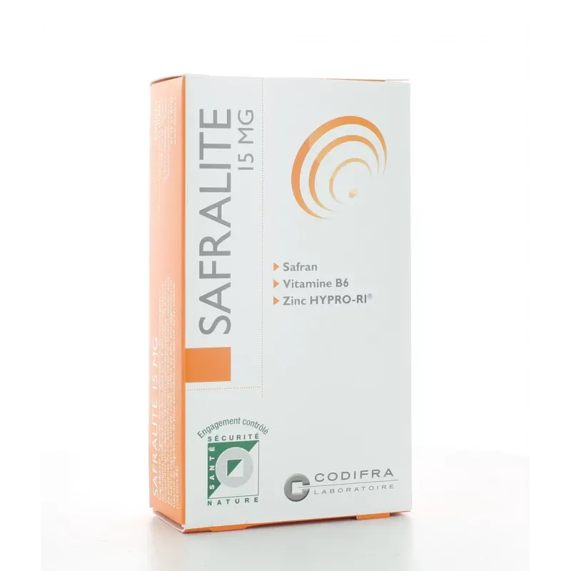 Codifra Safralite 15mg 28 gélules