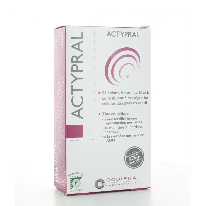 Actypral Codifra 60 gélules