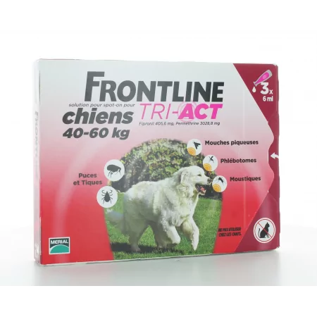 Frontline Tri-Act Chiens 40-60 kg 3 X 6ml