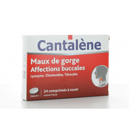 Cantalène 24 comprimés à sucer