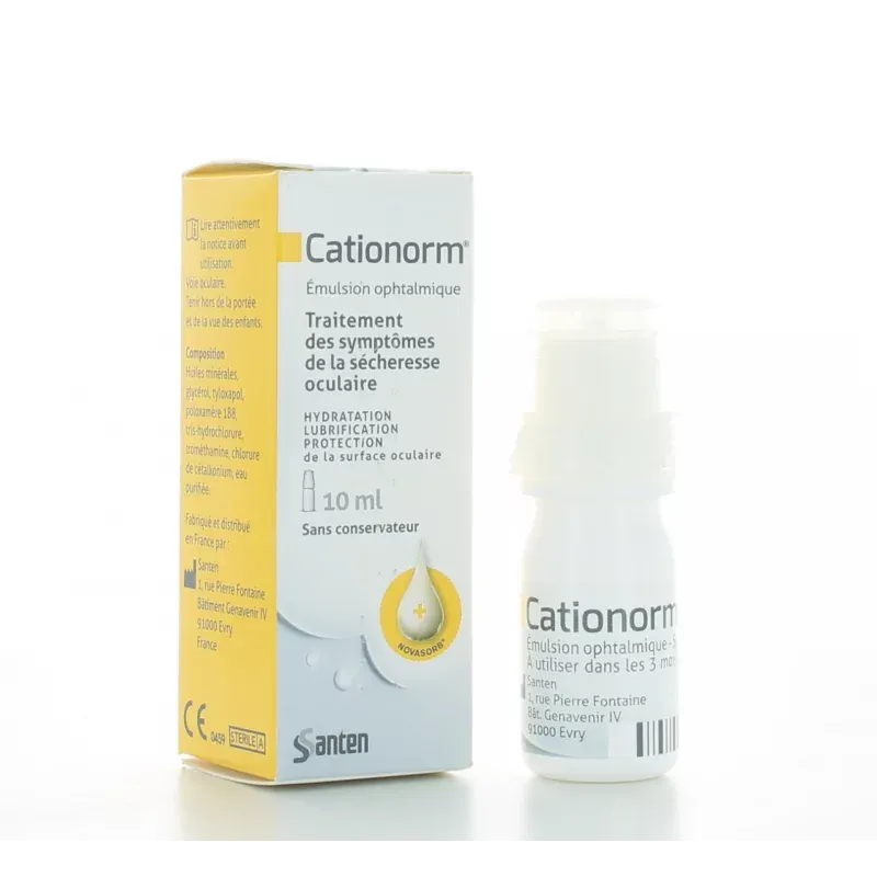 Cationorm Émulsion Ophtalmique 10 ml