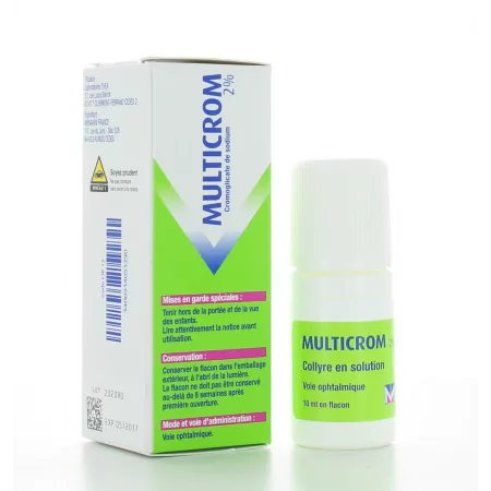 Multicrom 2% Collyre 10 ml