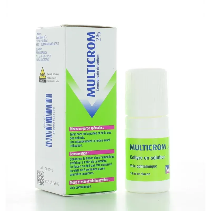 Multicrom 2% Collyre 10 ml