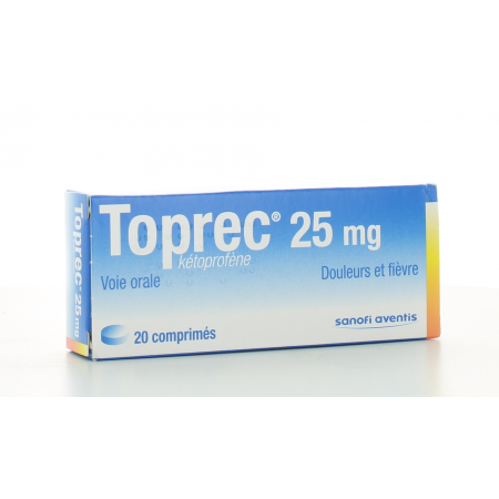 Toprec 25mg 20 comprimés