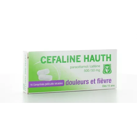 Céfaline Hauth 500 mg/50 mg 16 comprimés