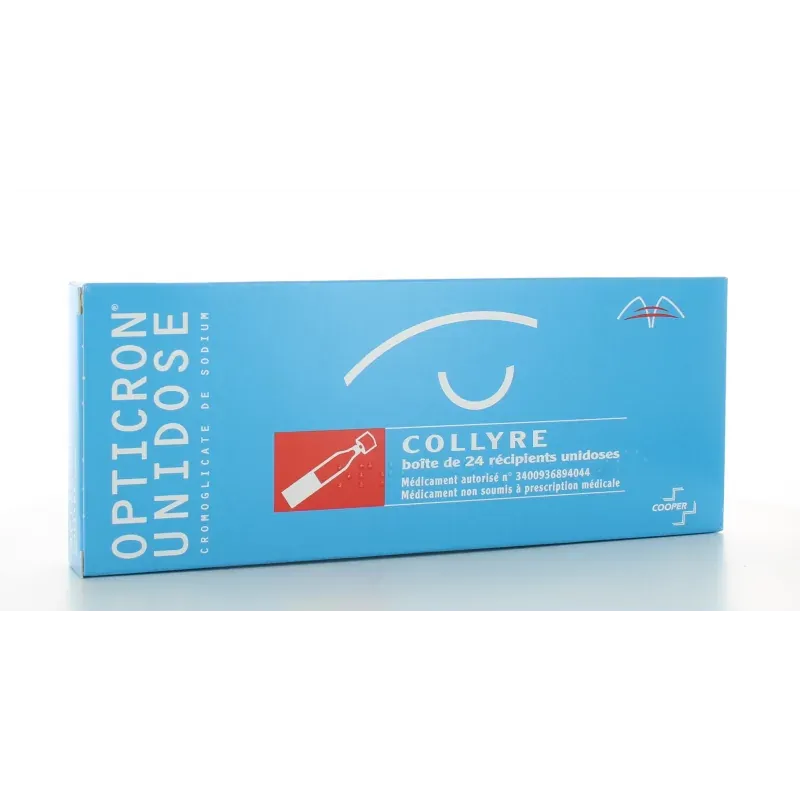 Opticron Unidose Collyre 24 récipents-unidose
