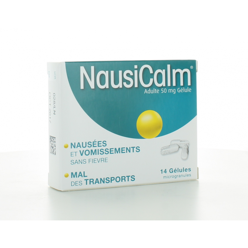 NausiCalm 50 mg 14 gélules NausiCalm 50 mg 14 gélules