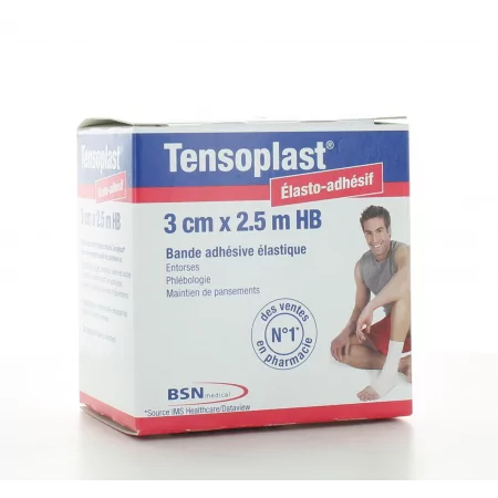 Bande Adhésive Elastique Tensoplast 3cm X 2,5m - Univers Pharmacie