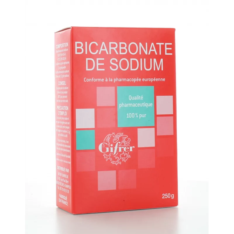Bicarbonate de Sodium 250g 250.0 g - Pharmacie de la Promenade