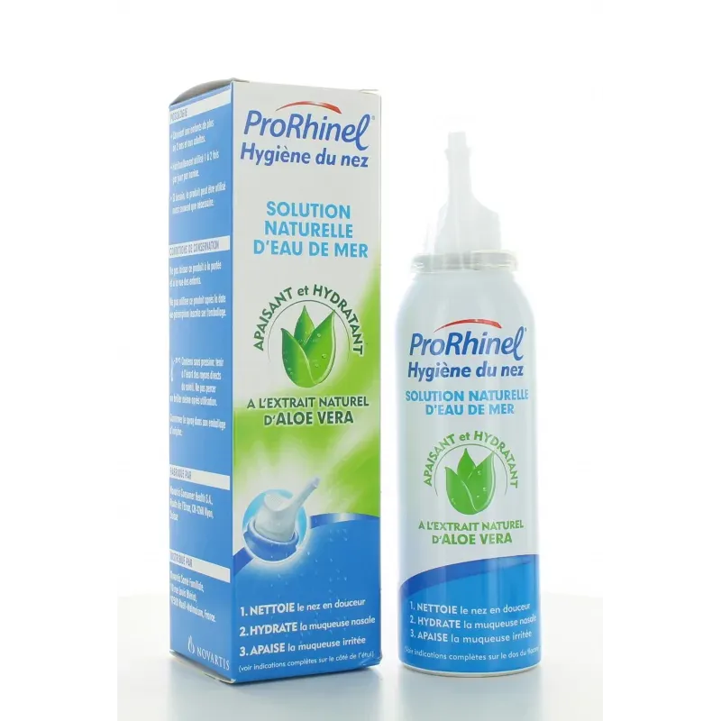 ProRhinel Solution Naturelle d'Eau de Mer Aloe Vera 100ml - Univers Pharmacie