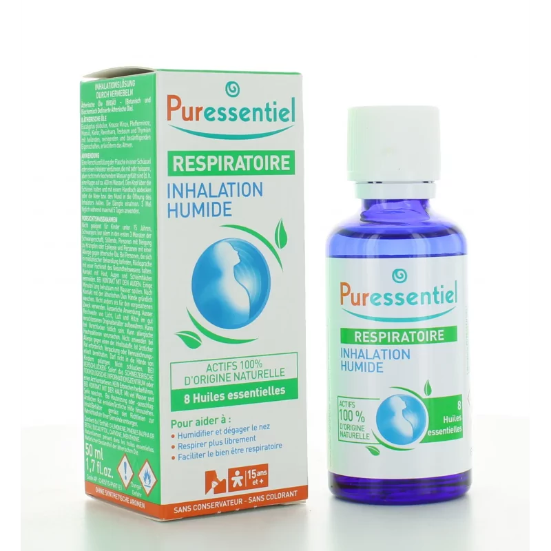 Inhalation Humide Puressentiel Respiratoire 50 ml