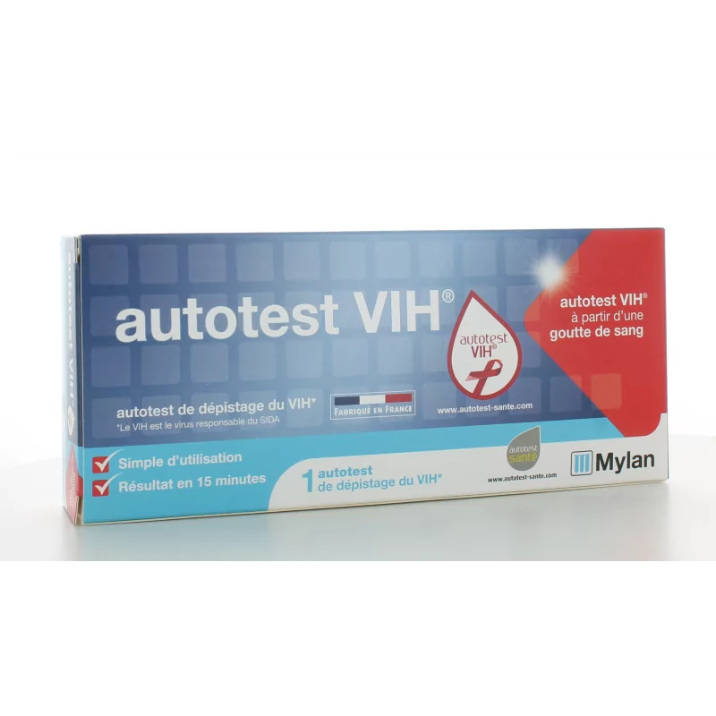 Autotest de Dépistage du HIV (Sida) - Vente en ligne PharmacieVeau