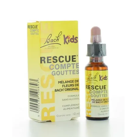 Rescue Compte-Gouttes Kids Fleurs de Bach 10 ml