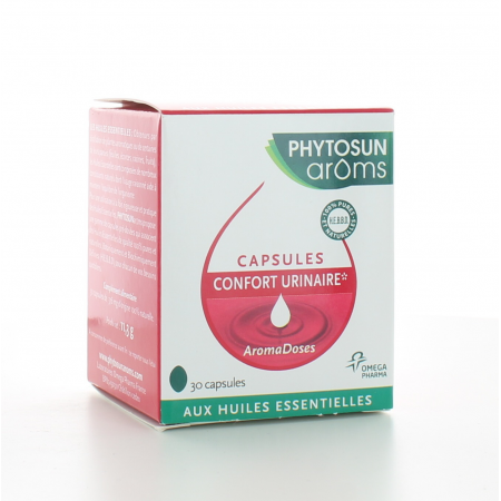 Capsules Confort Urinaire Aromadoses Phytosun Aroms X30
