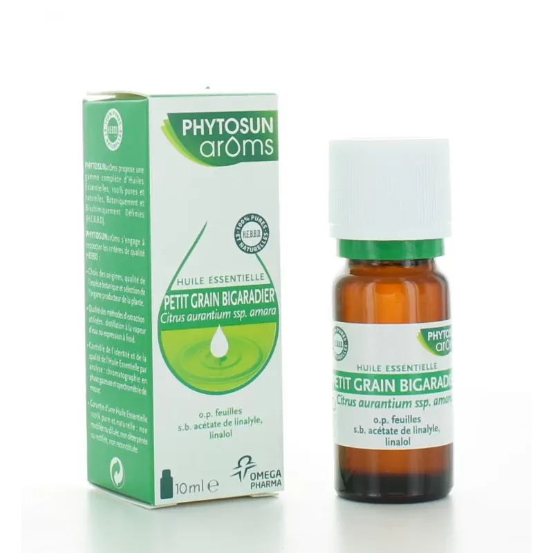 Phytosun Arôms Huile Essentielle Petit Grain Bigaradier 10ml - Univers Pharmacie